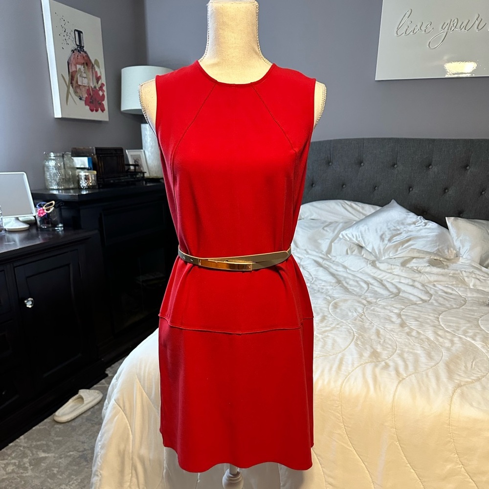 Women’s LOFT Vibrant Red Sheath Dress